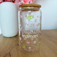 Verre 16 oz | Meilleure maman pastel