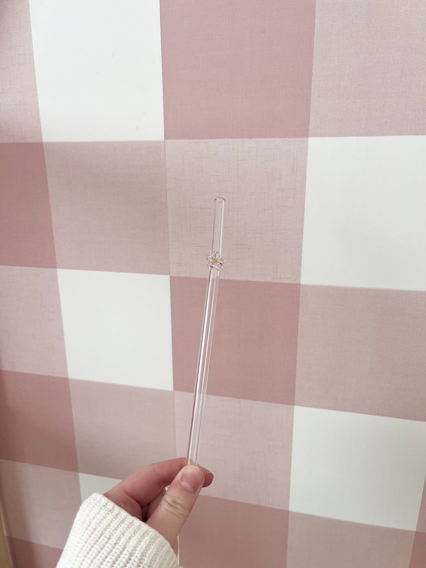 Glass straw | Flower