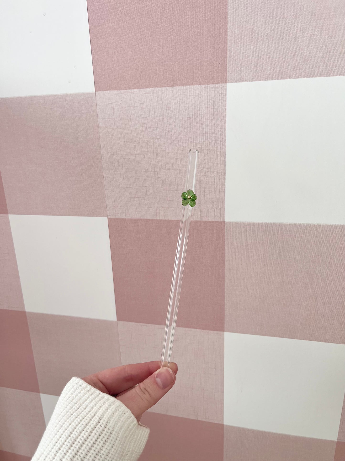 Glass straw | Flower