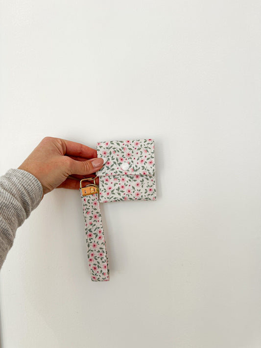 Porte-clés et porte-monnaie | Fleurs roses