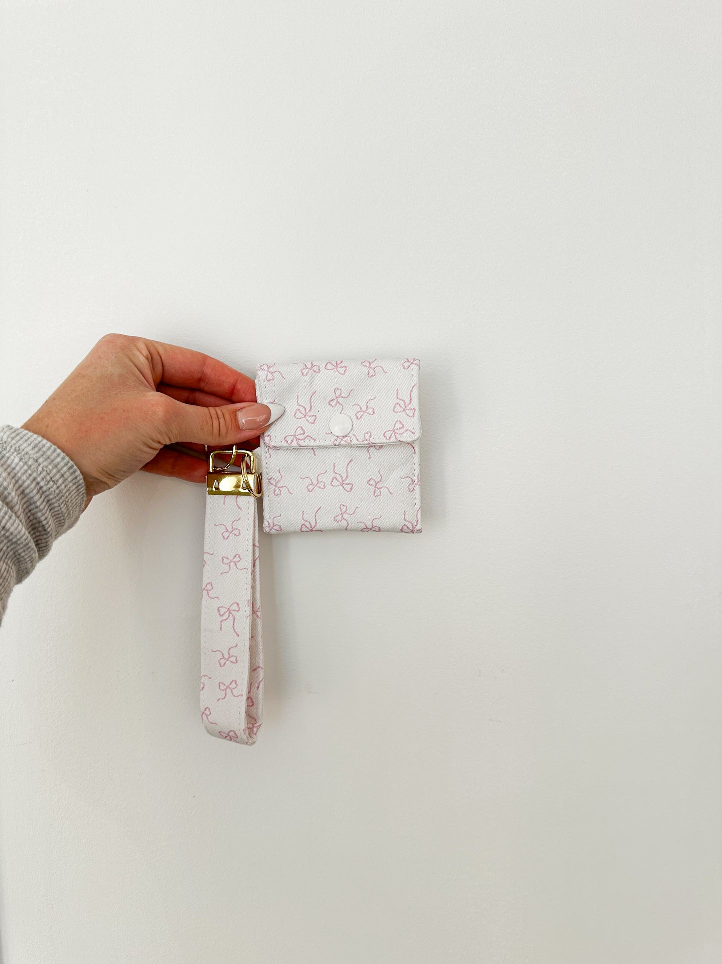 Porte-clés et porte-monnaie | Boucles roses