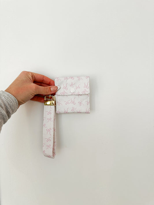 Porte-clés et porte-monnaie | Boucles roses