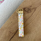 Keychain | Bracelet | Yellow and blue flowers