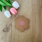 Sous-verre | Fleur rose