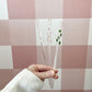Glass straw | Small flowers