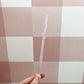 Glass straw | Small flowers
