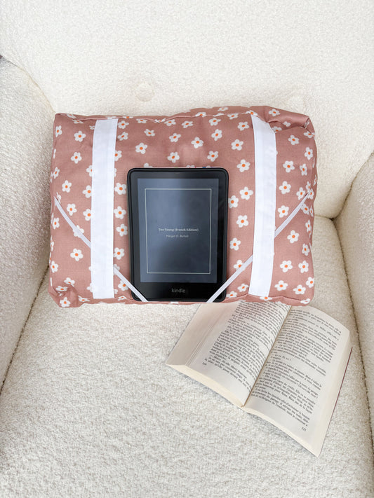 Coussin de lecture | Daisies blanches