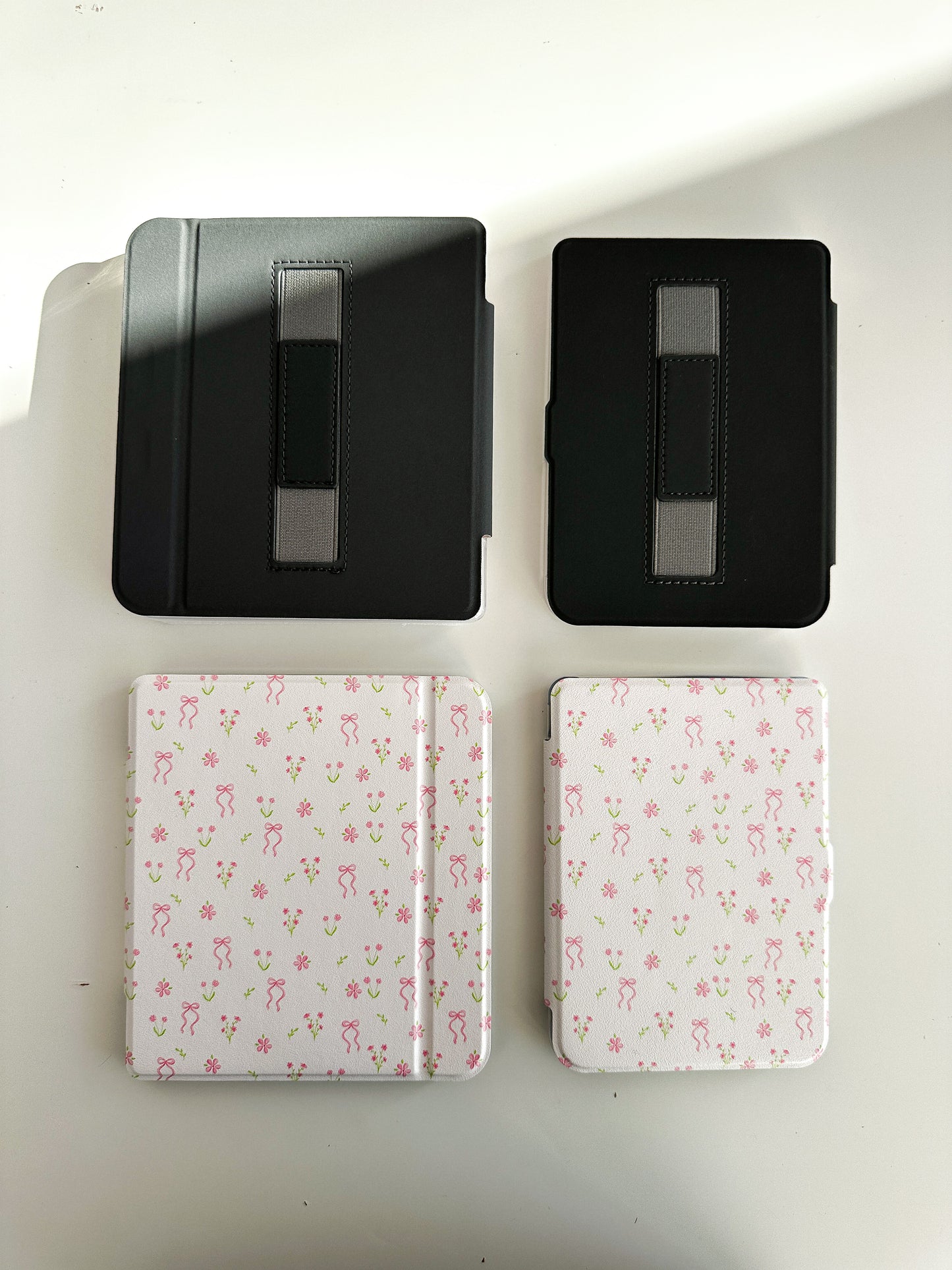 Étuis à liseuse Kobo | Clara ou Libra Color | Bouquets de fleurs et boucles