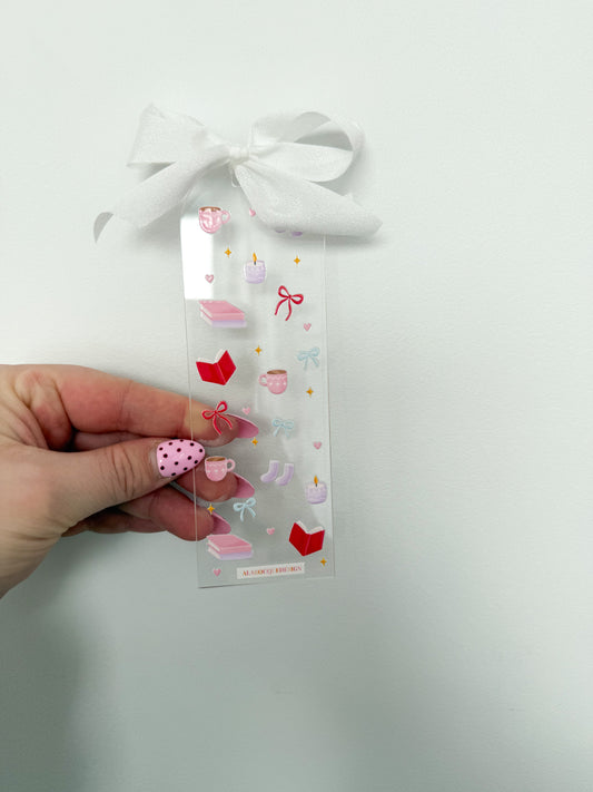 Signet en acrylique avec boucle | Club de lecture