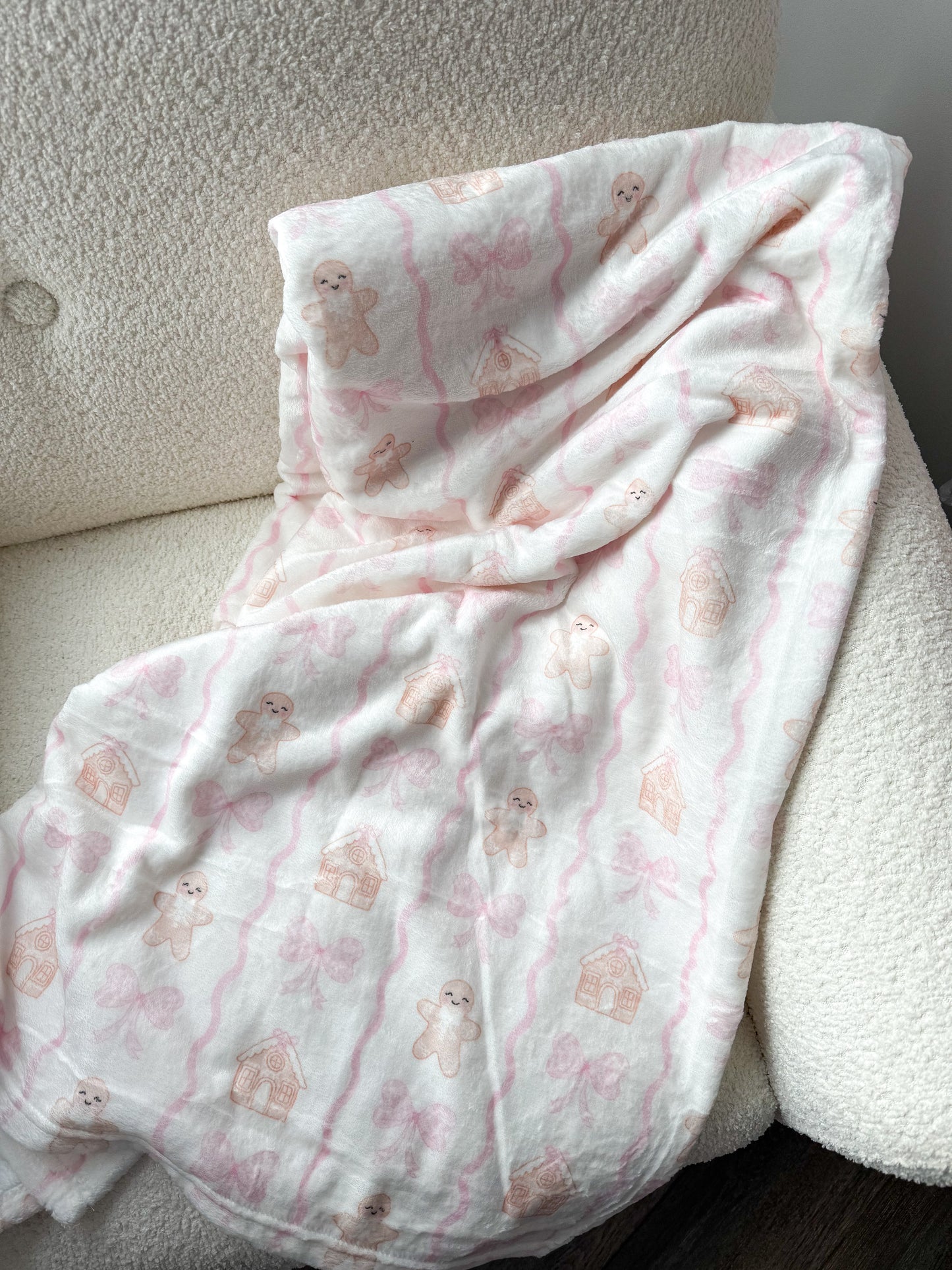 Couverture en flanelle | Pains d'épices et lignes