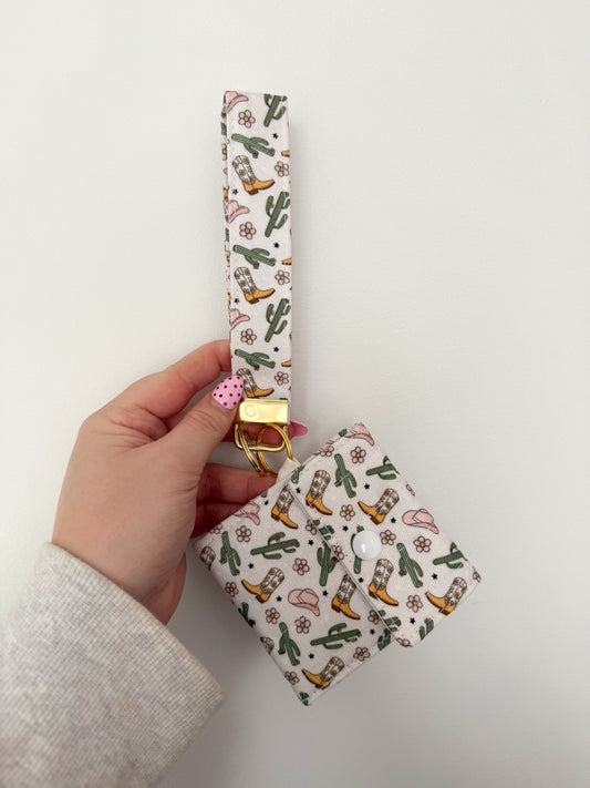 Porte-clés et porte-monnaie | Cowgirl et cactus