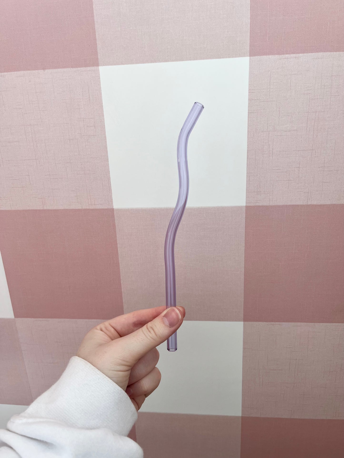 Glass straw | Wavy