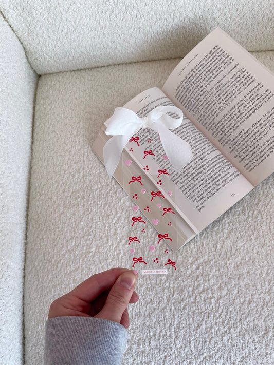 Acrylic bookmark with loop | Smiling schoolboy