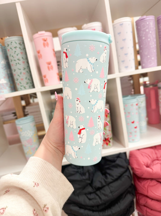 Bouteille isotherme 24 oz | Bleu | Ours