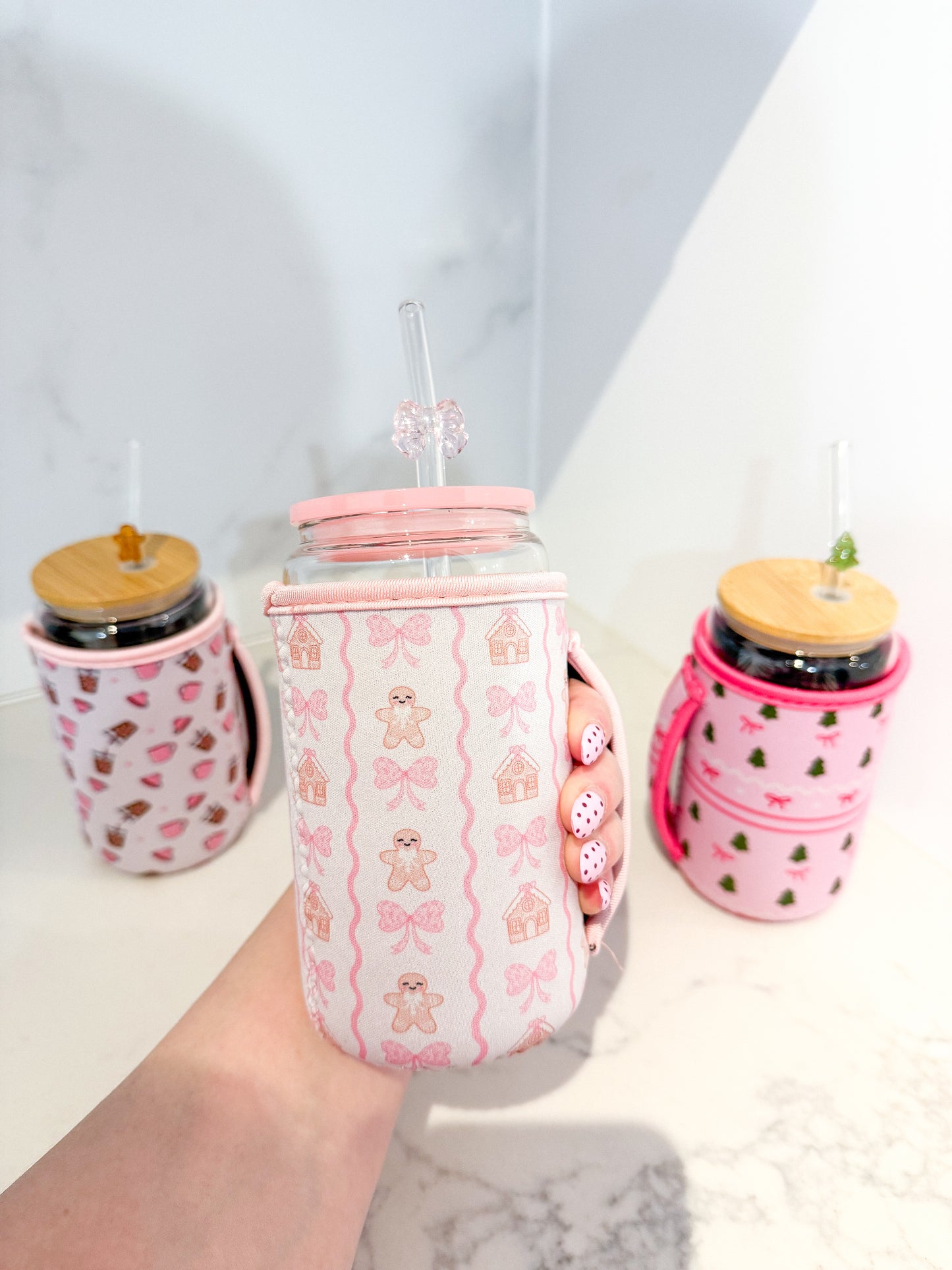 Manchon pour verre 16 oz | Avec poignée