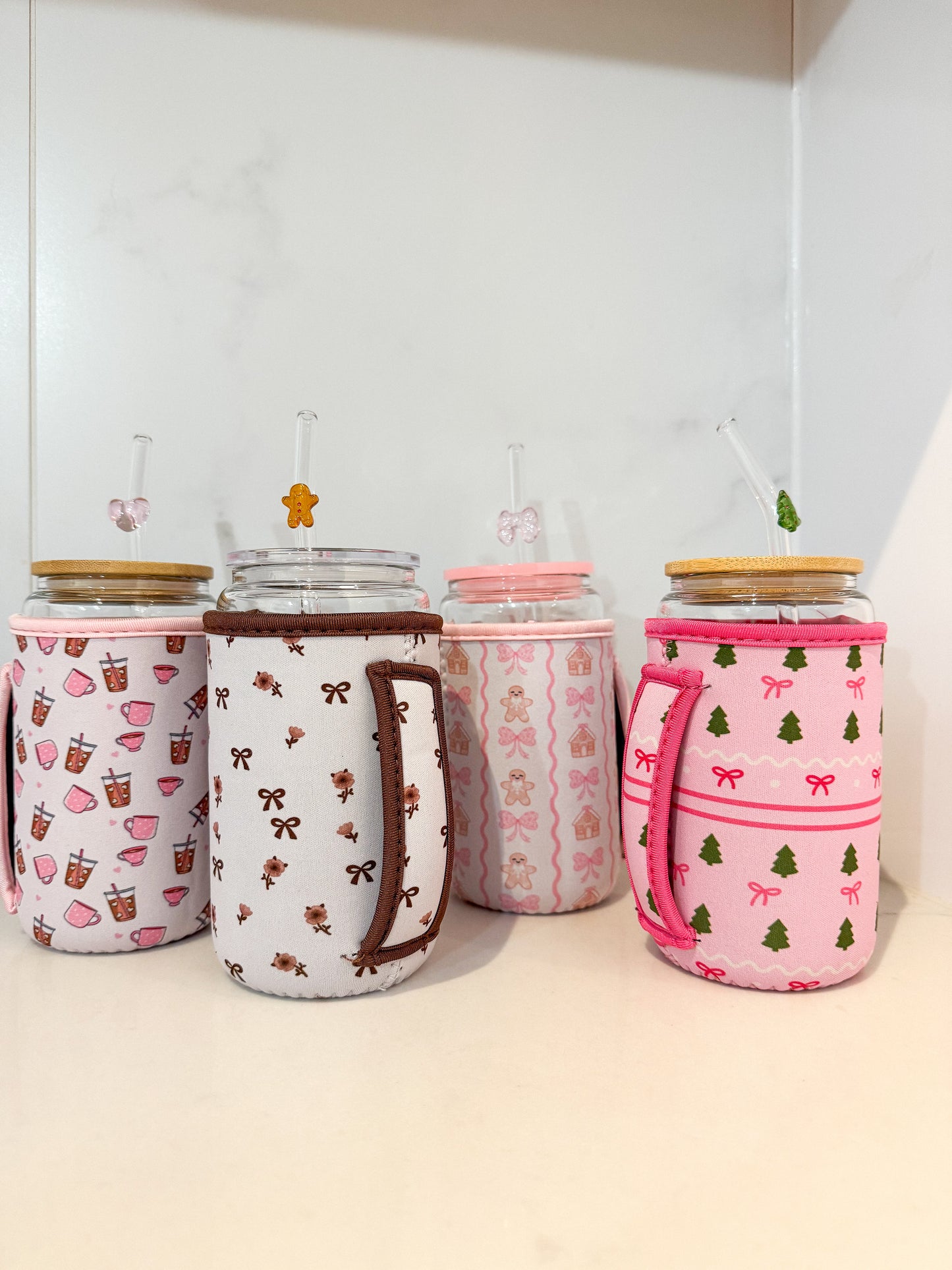 Manchon pour verre 16 oz | Avec poignée