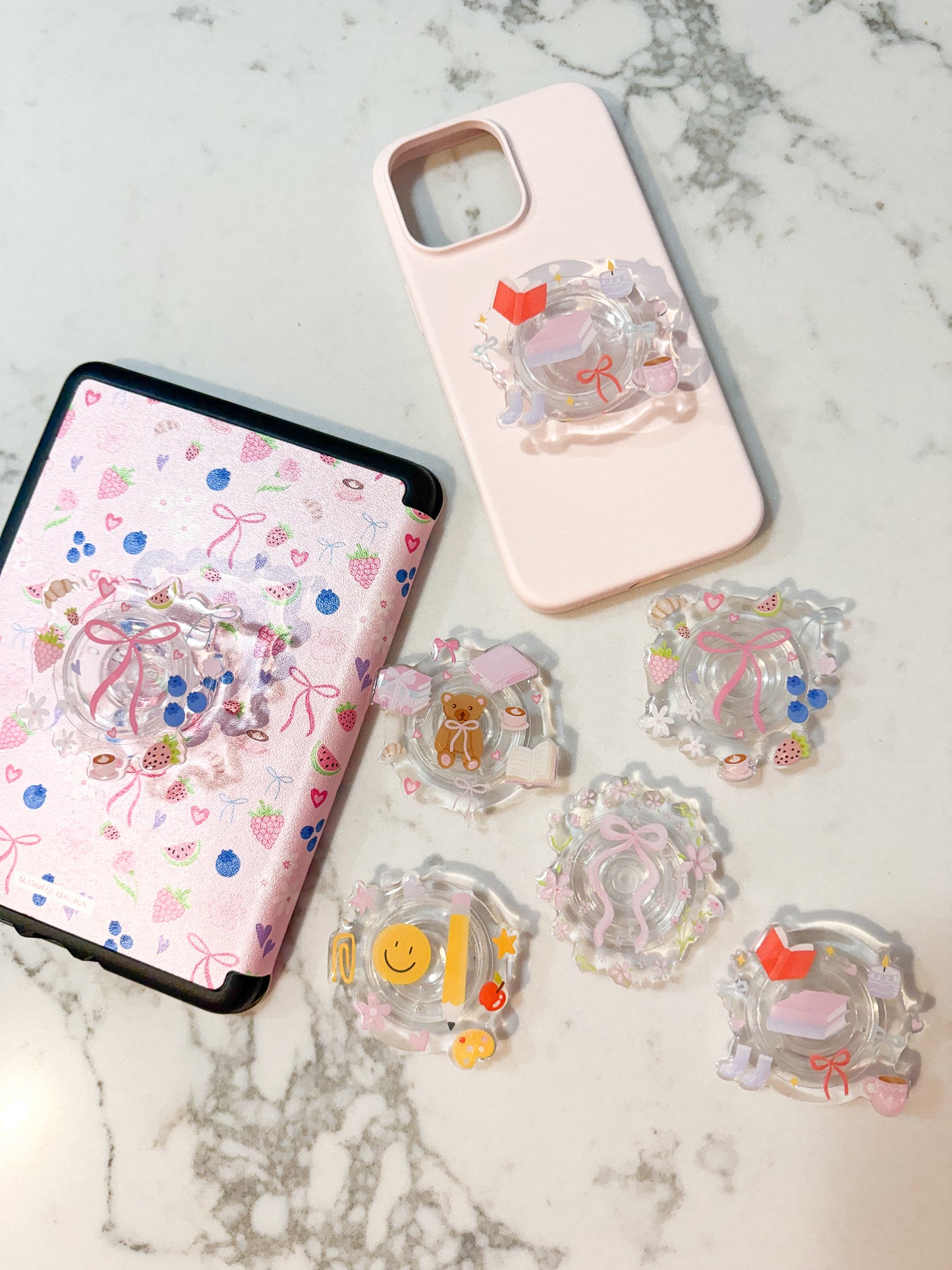 Bouton à téléphone ou liseuse