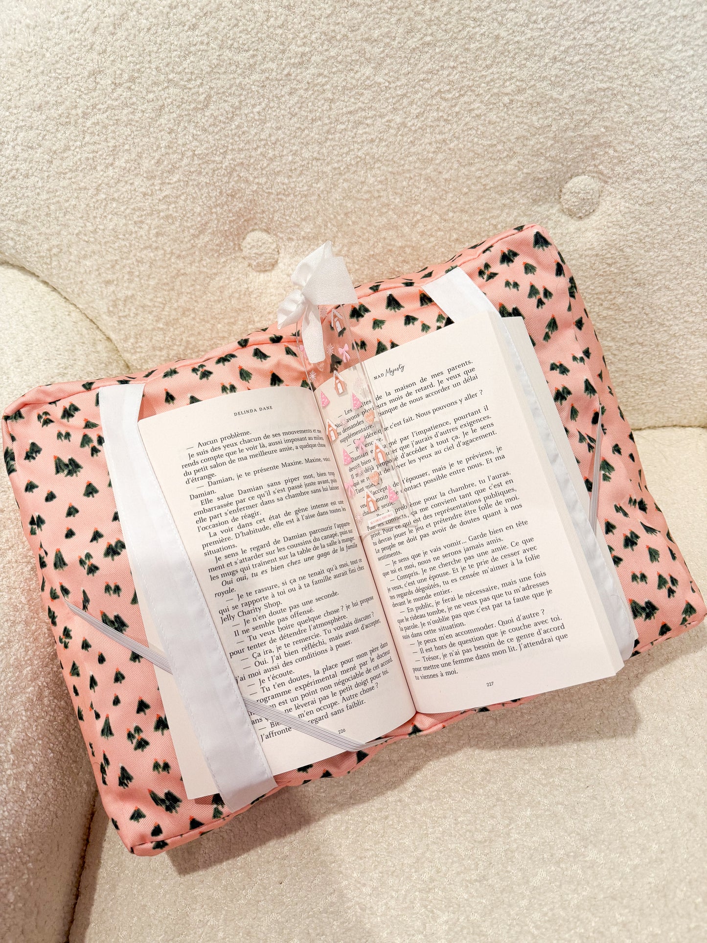 Coussin de lecture | Noel | Sapin