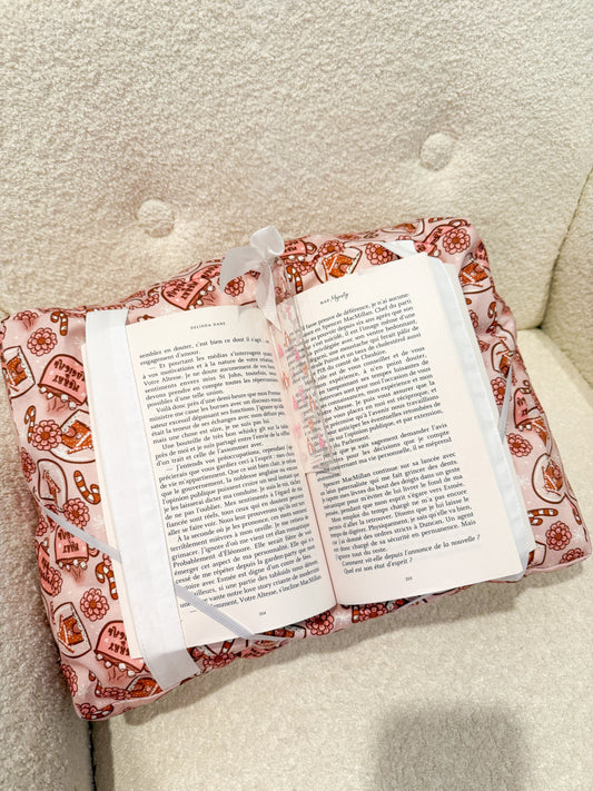Coussin de lecture | Noel | Chocolat chaud