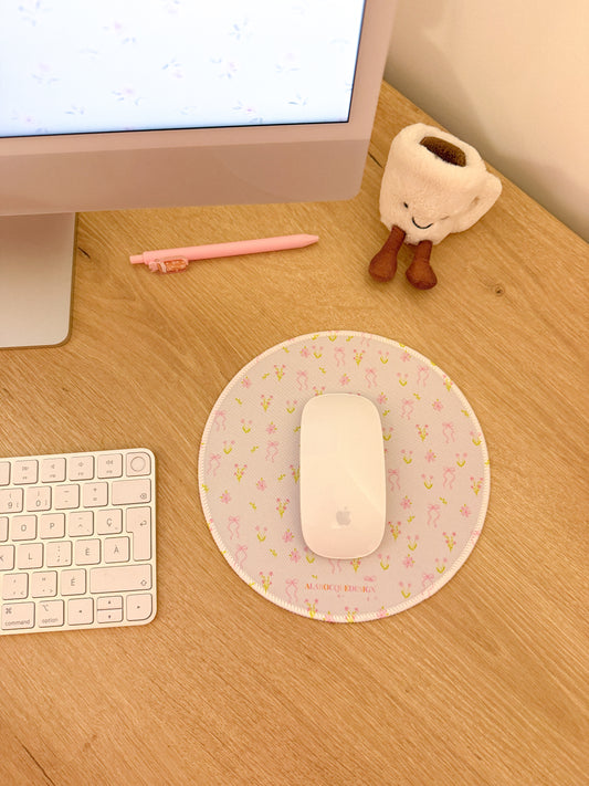 Tapis de souris | Bouquets de fleurs et boucles