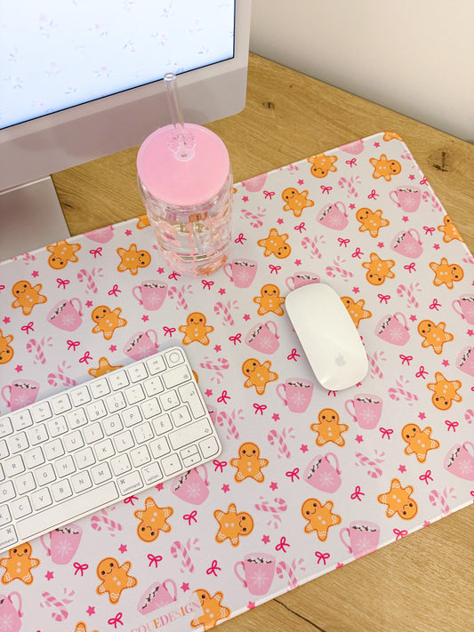 Tapis de bureau | Pain d'épice et chocolat chaud