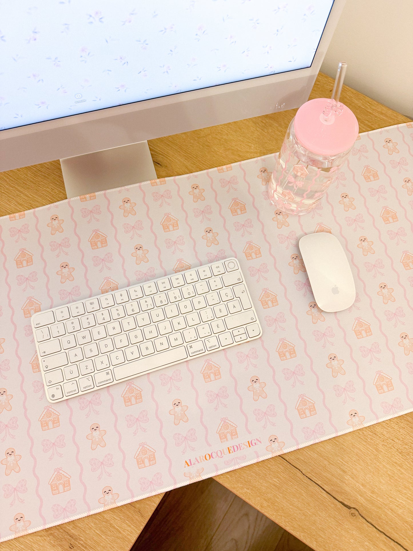 Tapis de bureau | Pain d'épice et boucles