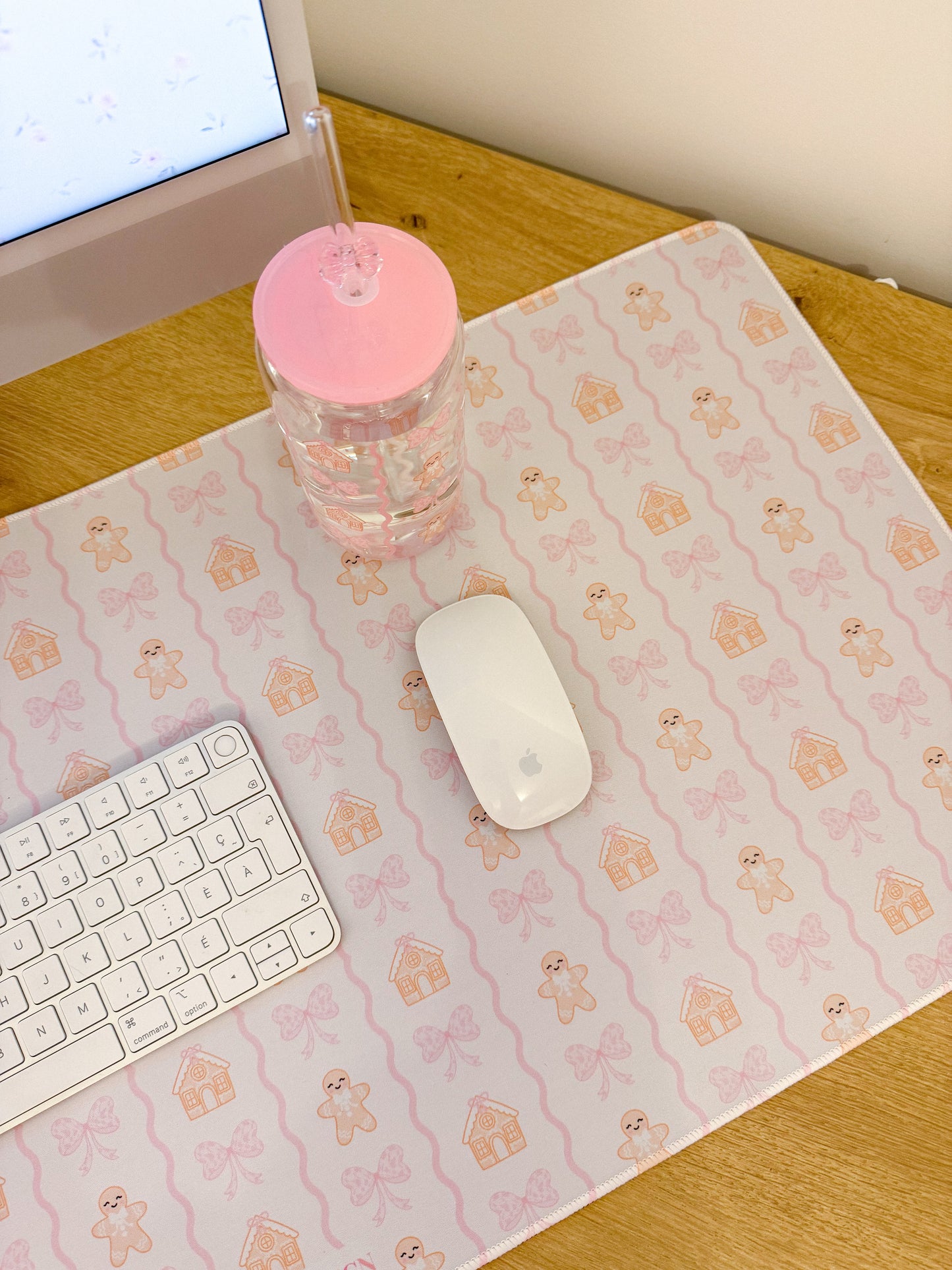 Tapis de bureau | Pain d'épice et boucles