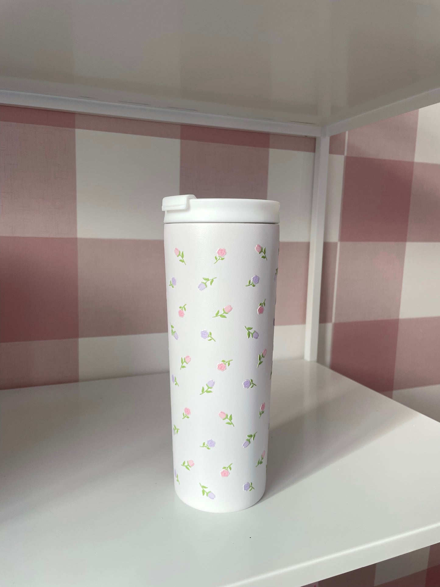 24 oz Insulated Bottle | Beige | Bears and Curls