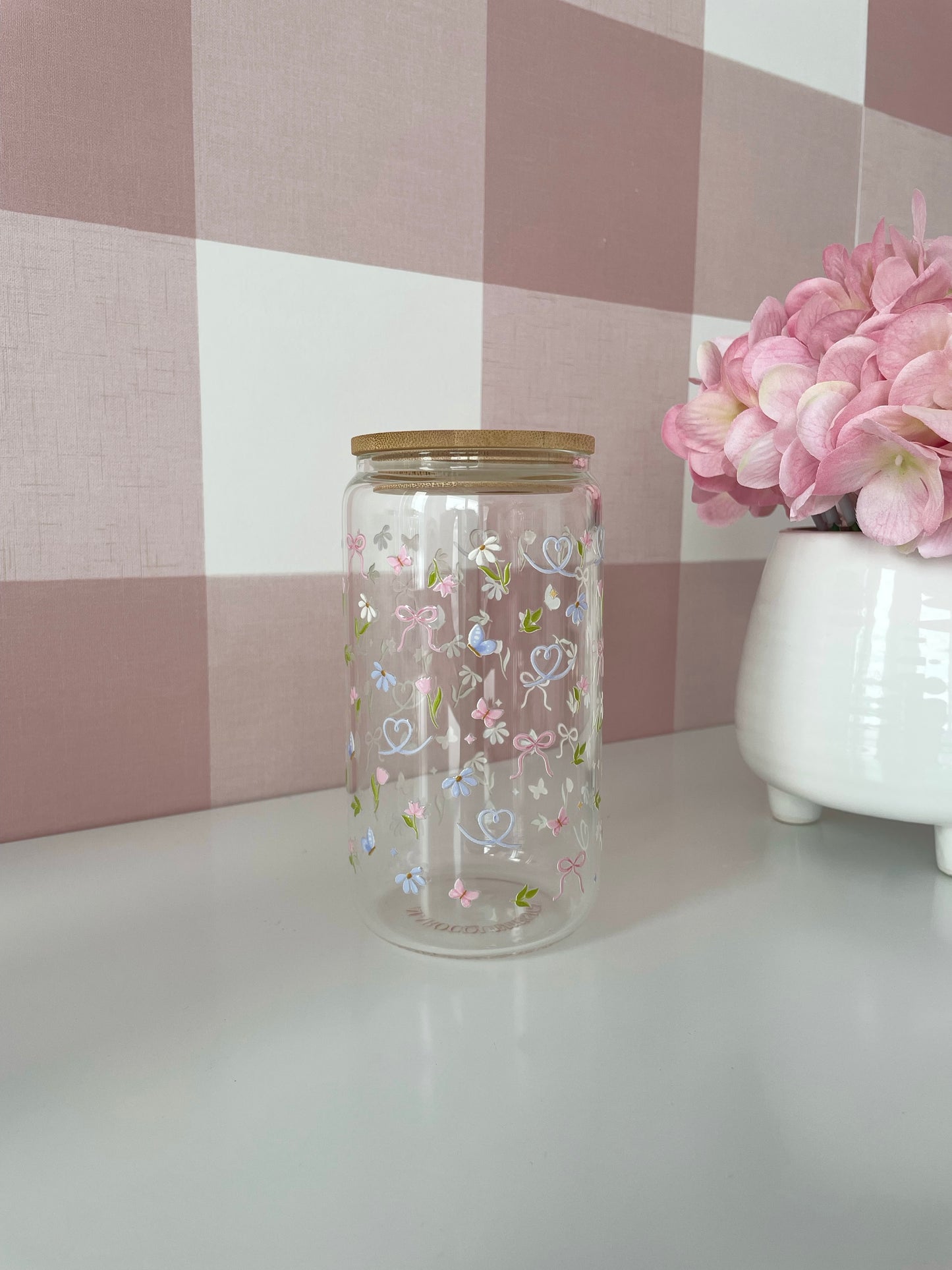 Verre 16 oz | L’envolée de papillons