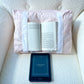 Coussin de lecture | Beige et marguerites | IMPARFAIT