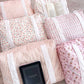 Coussin de lecture | Beige et marguerites | IMPARFAIT
