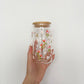 16 oz Glass | Summer | Pink Bouquets