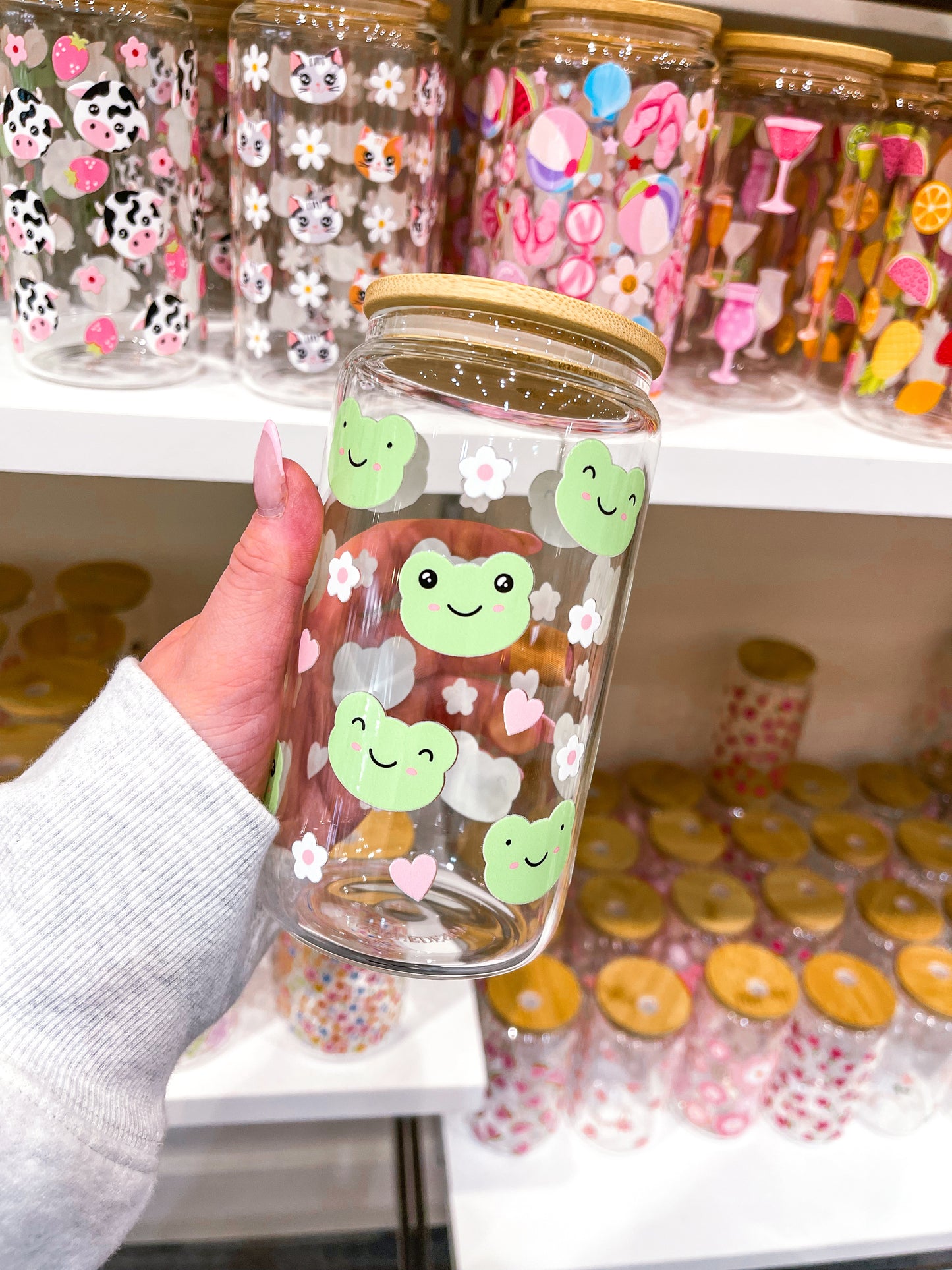 Verre 16 oz | Grenouilles