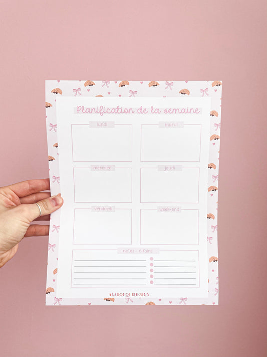 Meals of the week | Strawberries, croissants or lemons | 25 pages