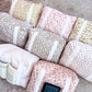 Coussin de lecture | Fleurs jaunes, vertes et roses