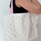 Floral tote bag