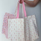 Floral tote bag