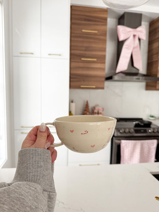 Ceramic Mug | Strawberries and Flowers