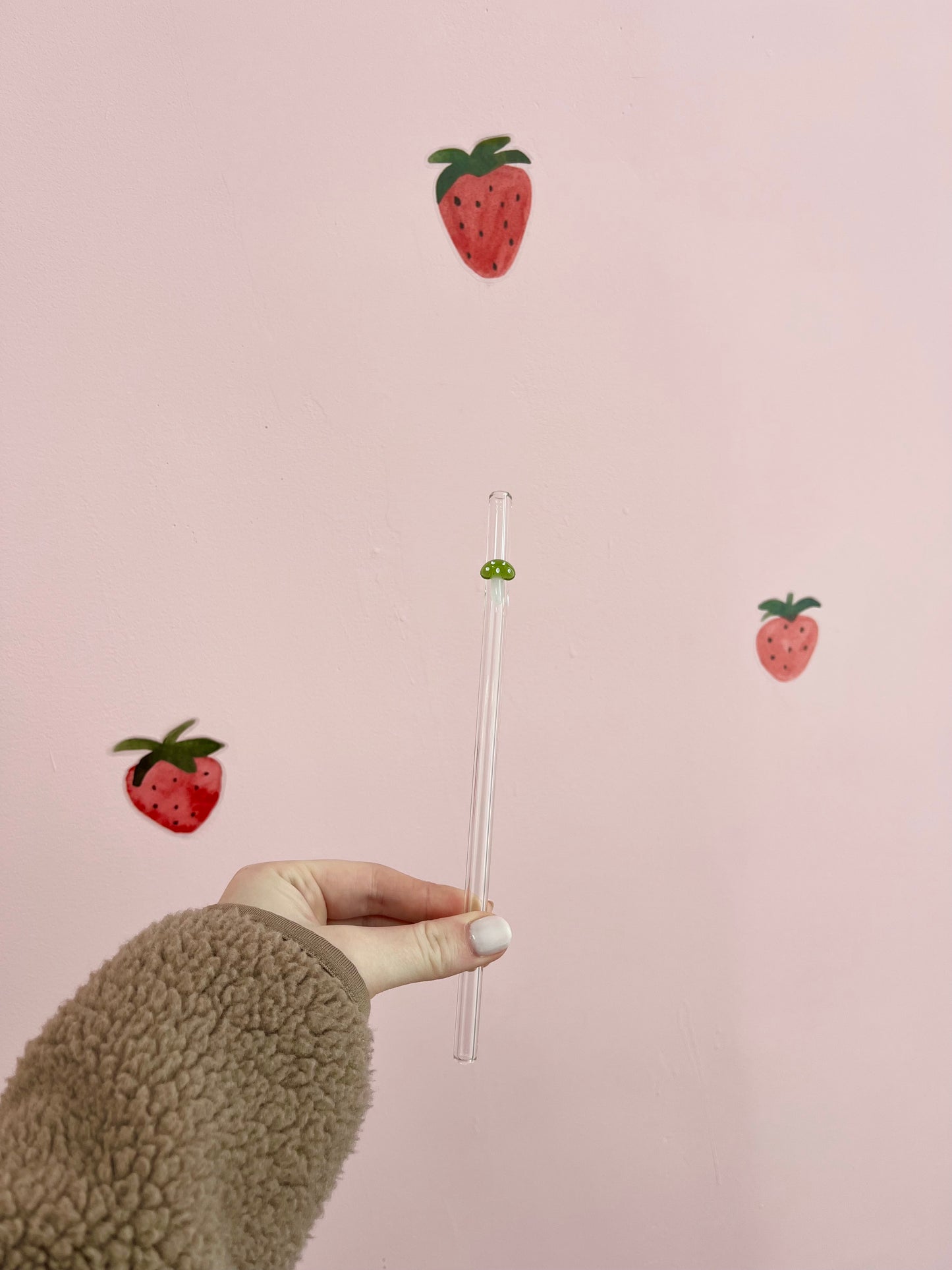 Glass Straw | Mushroom