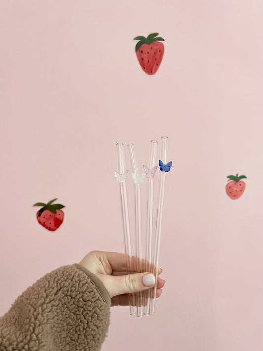 Glass Straw | Butterfly