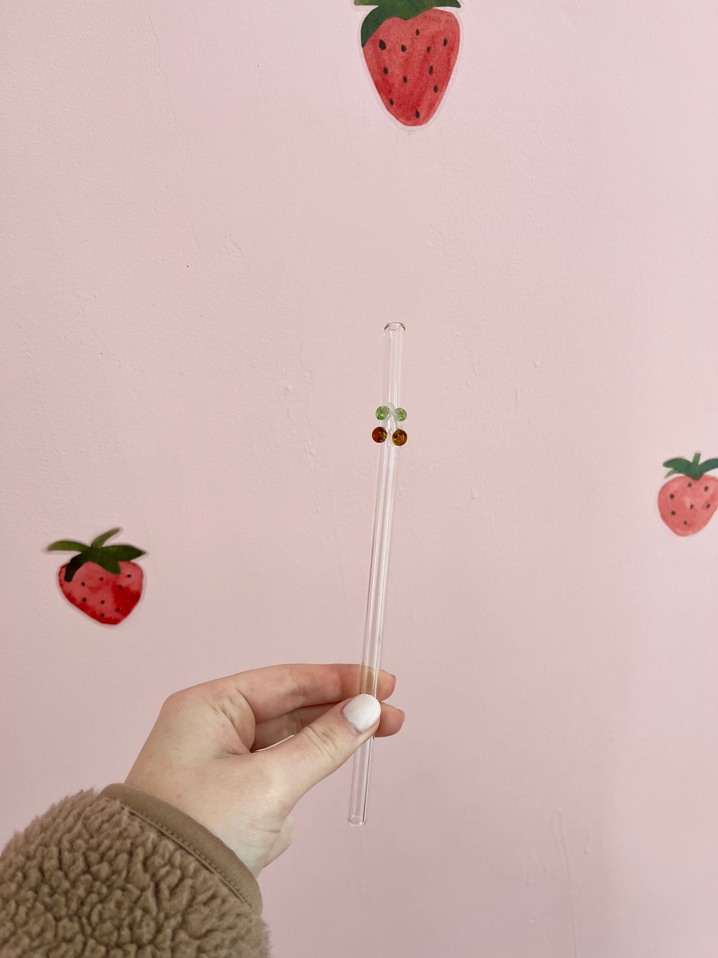 Glass straw | Fruits