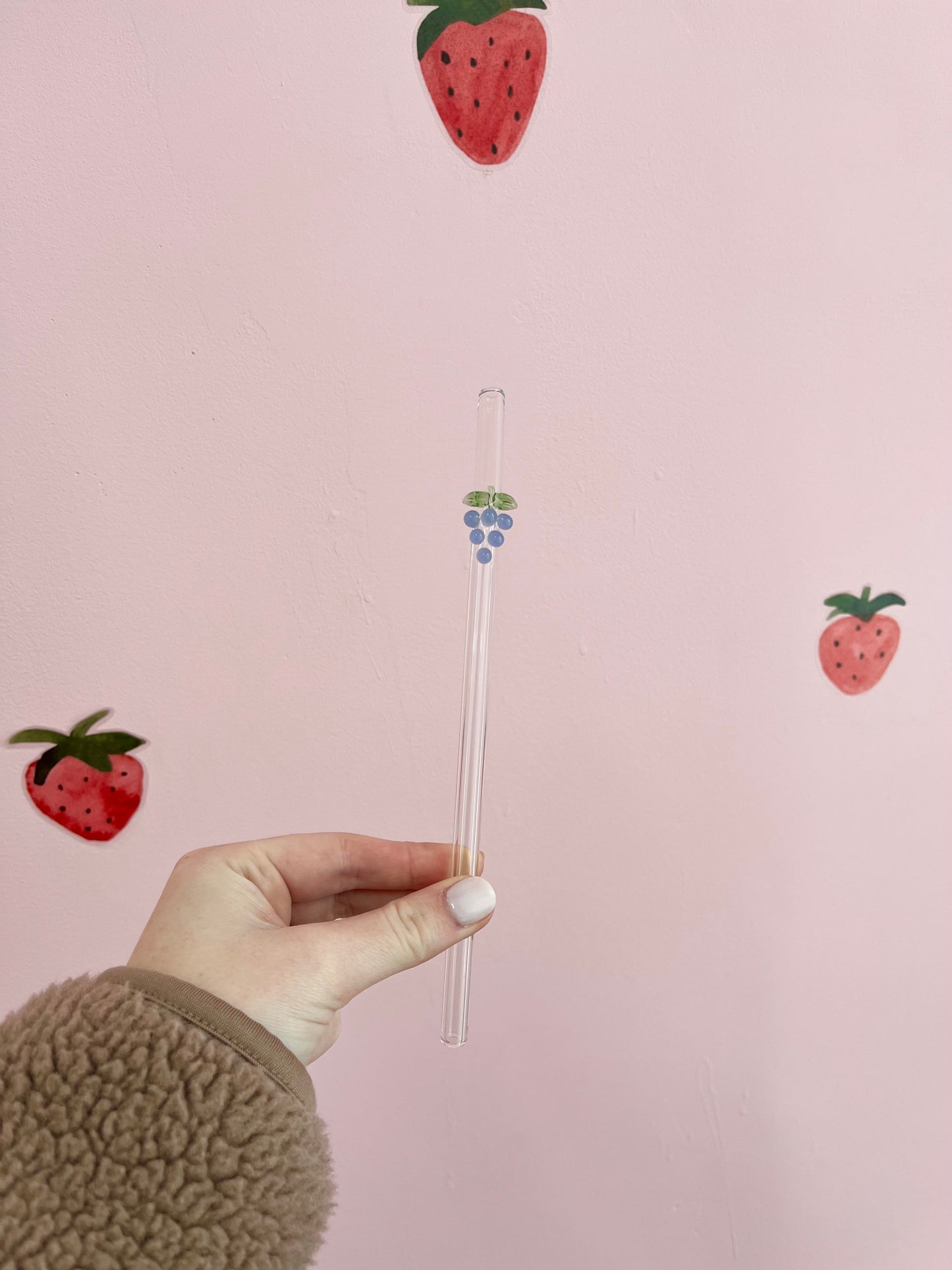 Glass straw | Fruits