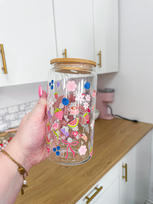 16 oz Glass | Fruits and Flavours