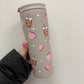 24 oz Insulated Bottle | Beige | Bears and Curls