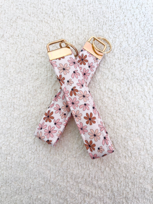 Keychain | Bracelet | Yellow, blue and pink bouquets