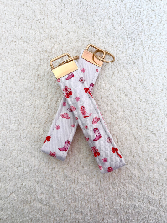 Keychain | Bracelet | Yellow, blue and pink bouquets