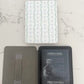 7" e-reader case | Blue stems and loops