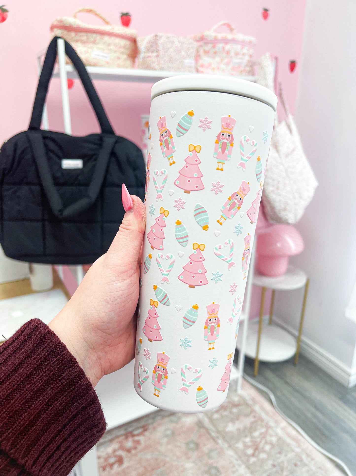 Bouteille isotherme 24 oz | Blanche | Casses-noisettes