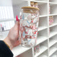 16 oz Glass | Christmas | Bear