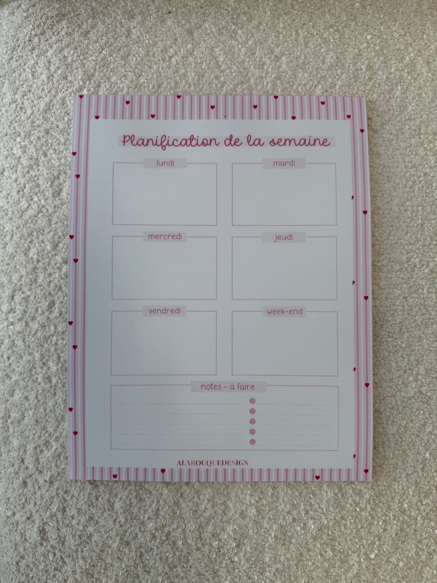 Meals of the week | Strawberries, croissants or lemons | 25 pages